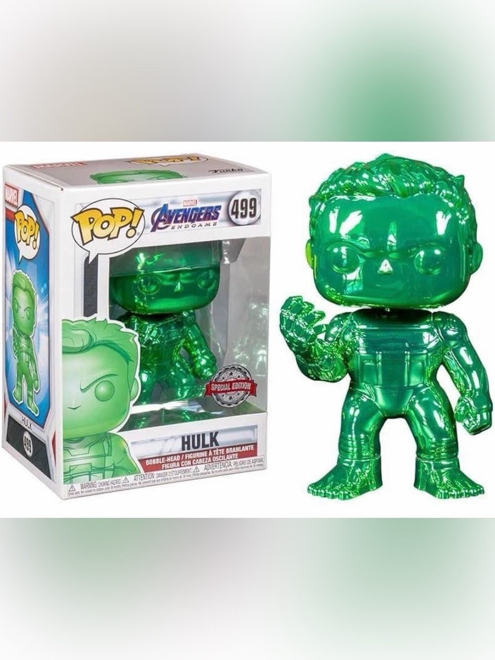 Funko Green Chrome Hulk Special Edition Vinyl Figure